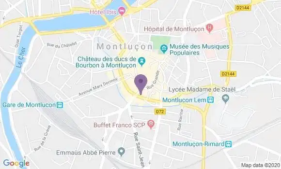 Localisation Mtre Racot Lawrence