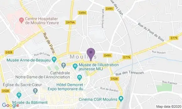 Localisation Mtre Darras Lauren