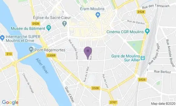Localisation Mtre Martin Nathalie