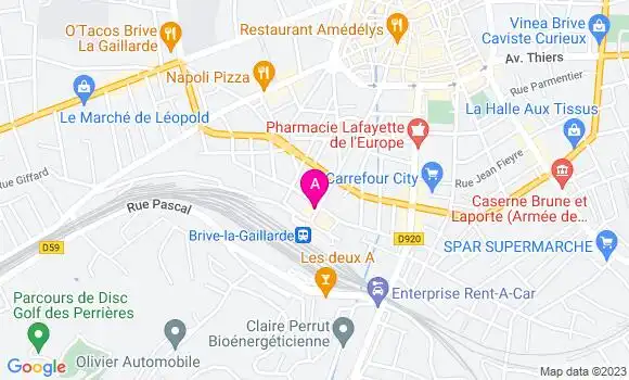Localisation Mtre Blanchard Virginie