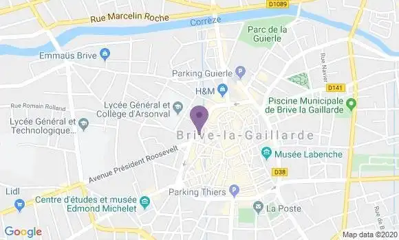 Localisation Mtre Etcheverry Lauranne