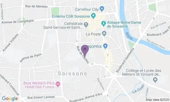 Localisation Mtre Hecart Charles