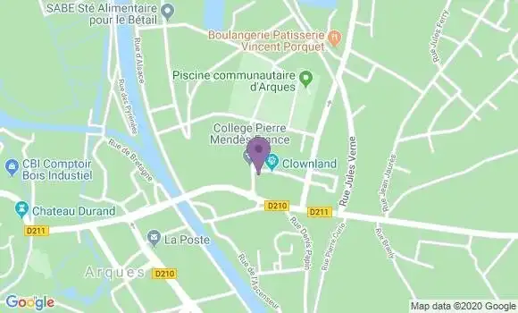 Localisation Mtre Clerbout Juliette