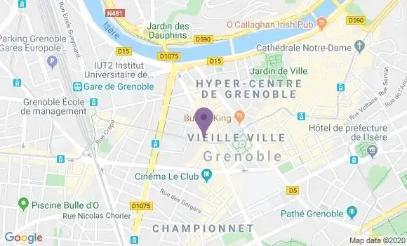 Localisation Mtre Astier Perret Laurianne