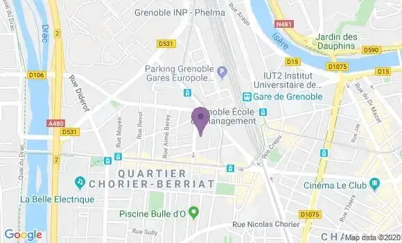 Localisation Mtre Garnier Lucile