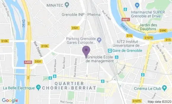 Localisation Mtre Marion Fanny