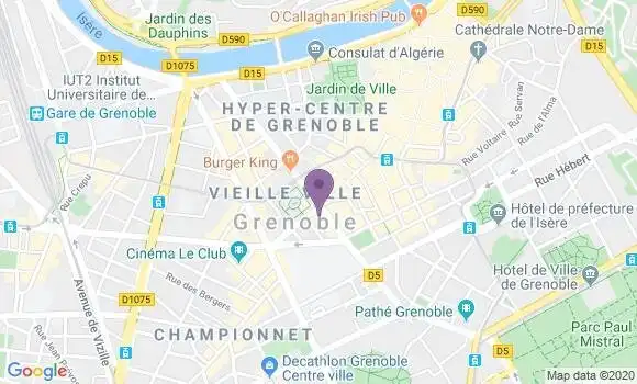 Localisation Mtre Senn Clémentine