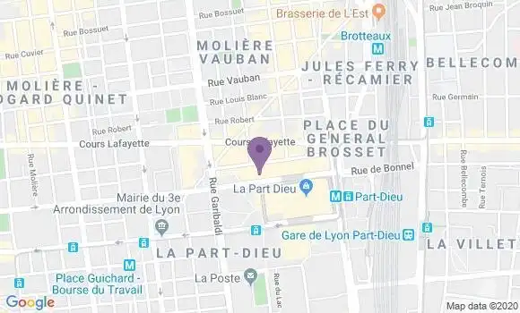Localisation Mtre Allegret Emilie