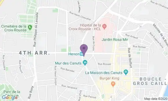 Localisation Mtre Andrei Sophie