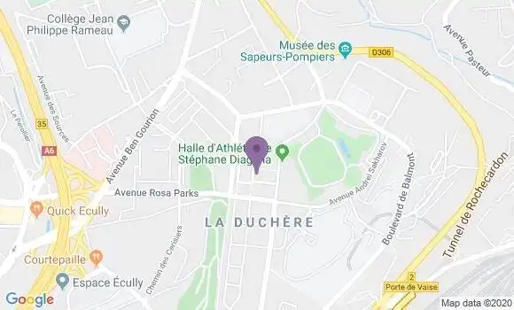 Localisation Mtre Blanchet Laure
