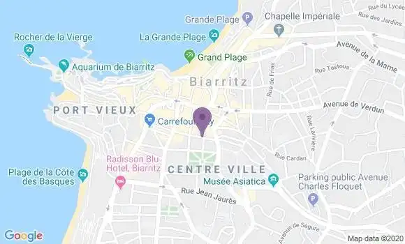 Localisation Mtre Haramboure Evelyne