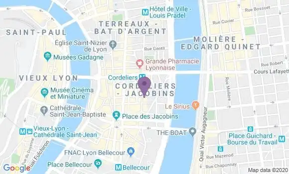 Localisation Mtre Collin de la Belliere Sybille