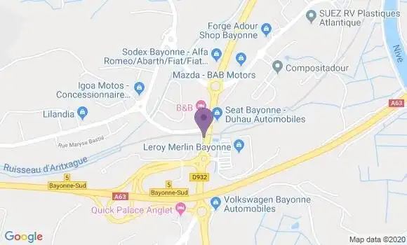 Localisation Mtre Lalande Sophie