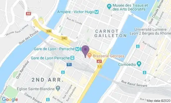 Localisation Mtre Frachon Ariane