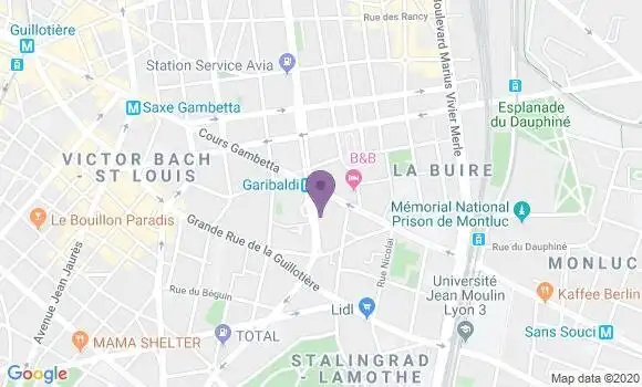 Localisation Mtre Guillaud François