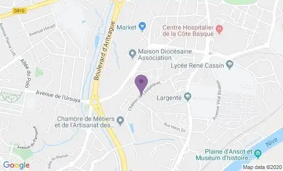 Localisation Mtre Moneger Marie