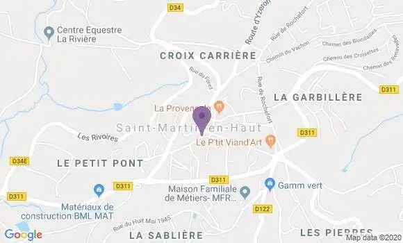 Localisation Mtre Mounier Stéphanie