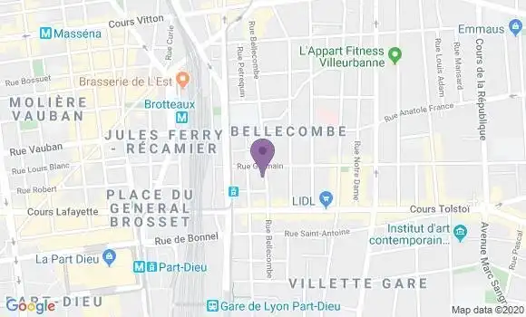 Localisation Mtre Riou Solenn