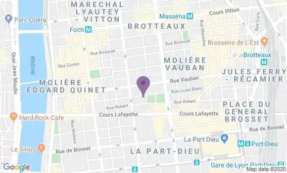 Localisation Mtre Sauvaget Caroline