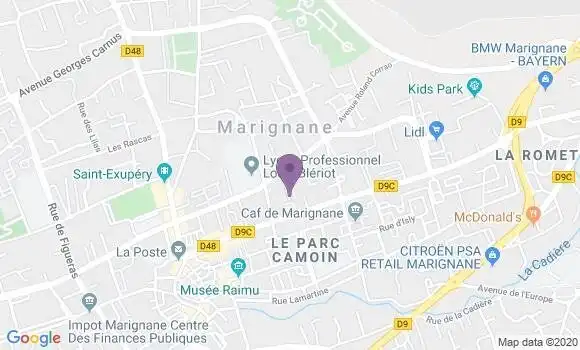 Localisation Mtre Angeli Bernard