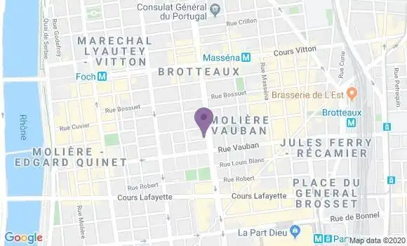 Localisation Mtre Thel Antonin