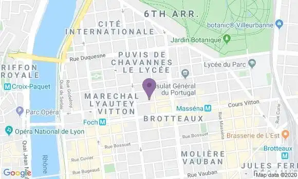Localisation Mtre Thevenet Bernard