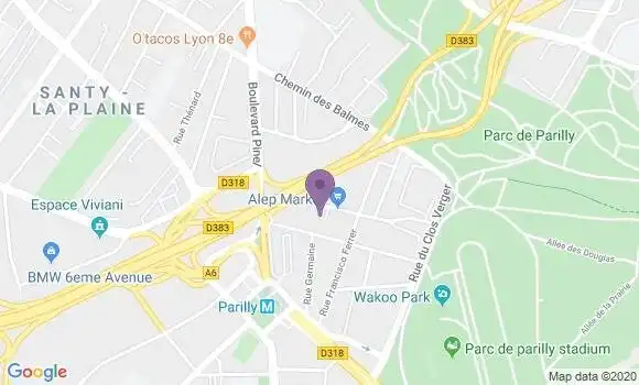 Localisation Mtre Villa Nys Marie Cécile