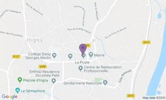 Localisation Mtre Zinutti Andres Annabelle