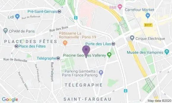 Localisation Mtre Zenou Johan