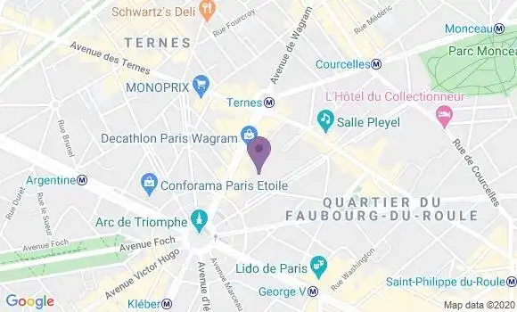 Localisation Mtre Zhuo Fanny