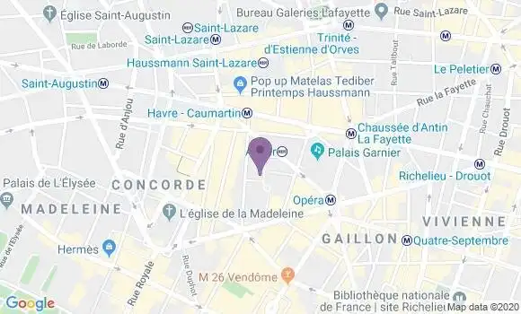 Localisation Mtre Waknine Eva
