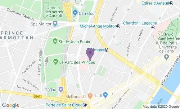 Localisation Mtre Weisz Nicolas
