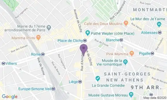Localisation Mtre Osorio Monica
