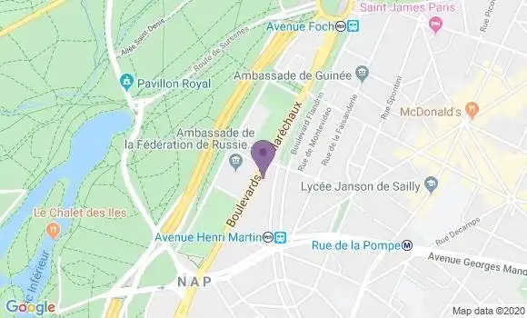 Localisation Mtre O