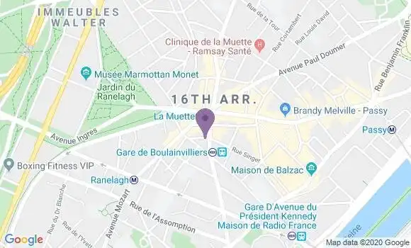 Localisation Mtre O
