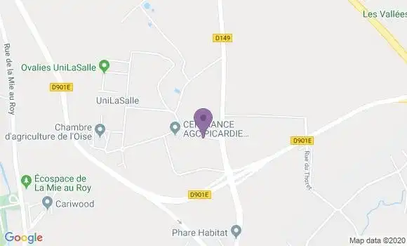 Localisation Mtre Carron Isabelle
