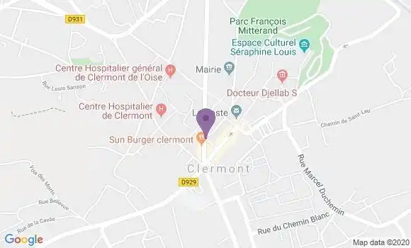 Localisation Mtre Cleuet Catherine