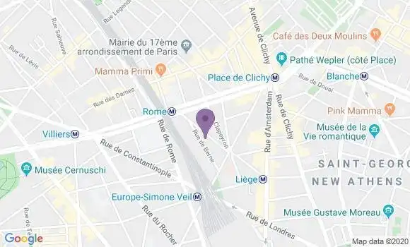 Localisation Mtre Even Camille