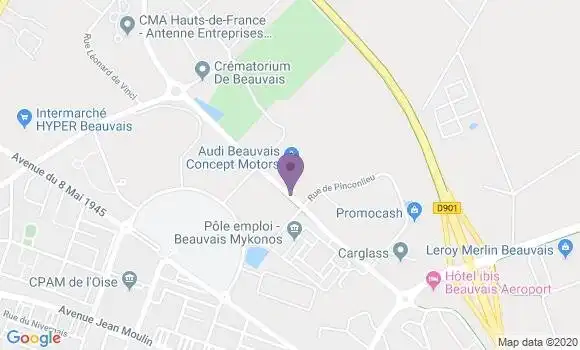 Localisation Mtre Guerard Denis