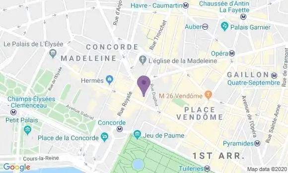 Localisation Mtre Noailles Camille