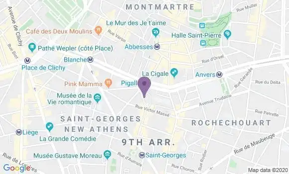 Localisation Mtre Noemie Aude