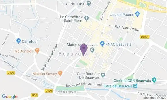 Localisation Mtre Hume Caroline