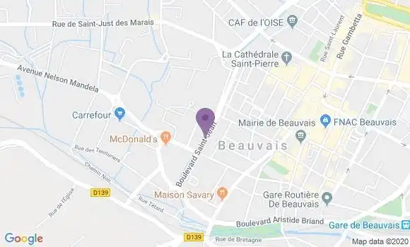 Localisation Mtre Lebaupain Sylvia