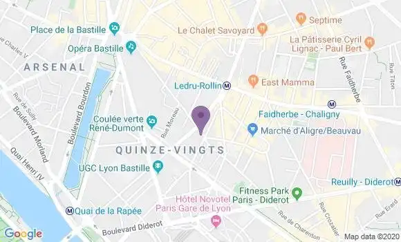Localisation Mtre Janois Sophie