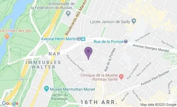 Localisation Mtre Jarno Julie