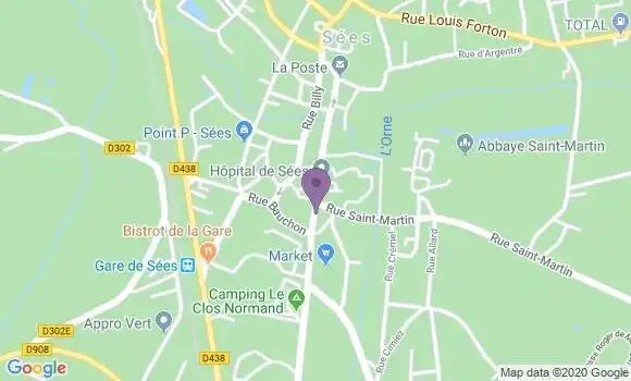 Localisation Mtre Sarlin Michel