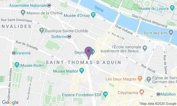 Localisation Mtre Desforges David
