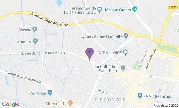 Localisation Mtre Varin Benoît