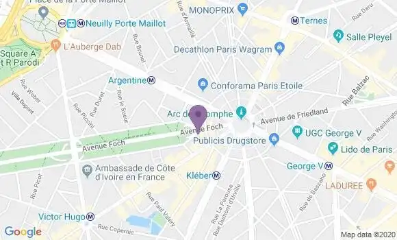 Localisation Mtre Klein Pauline