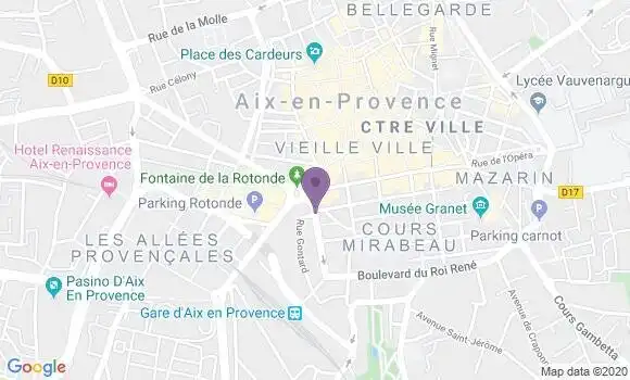 Localisation Mtre Atlani Fabien